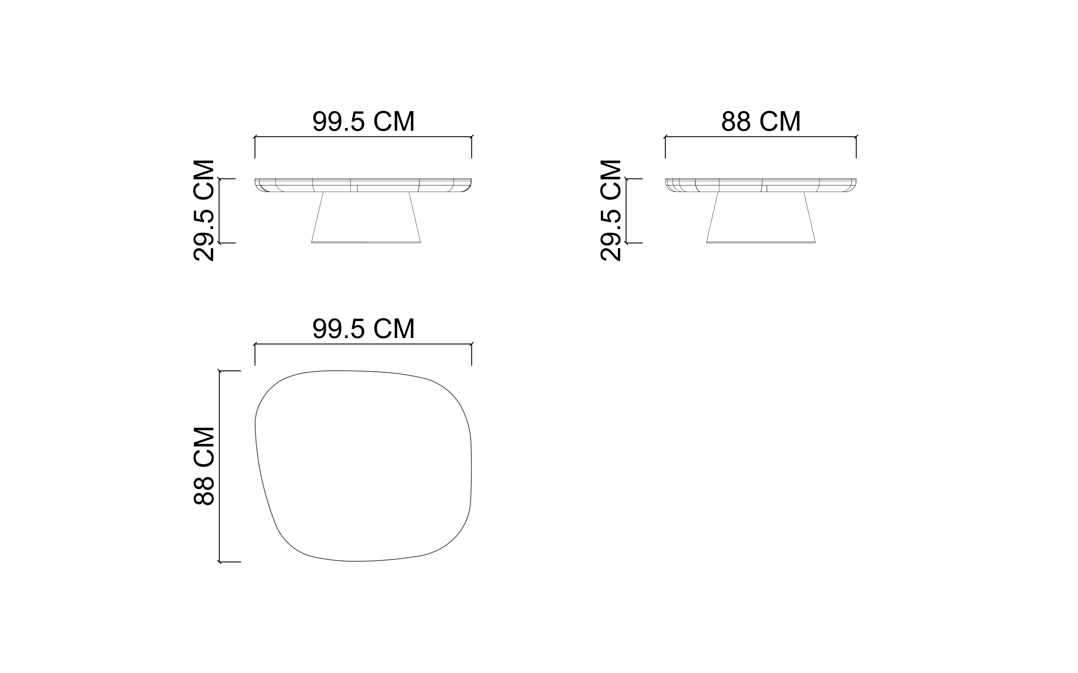 Столик кофейный HUGO (Large)