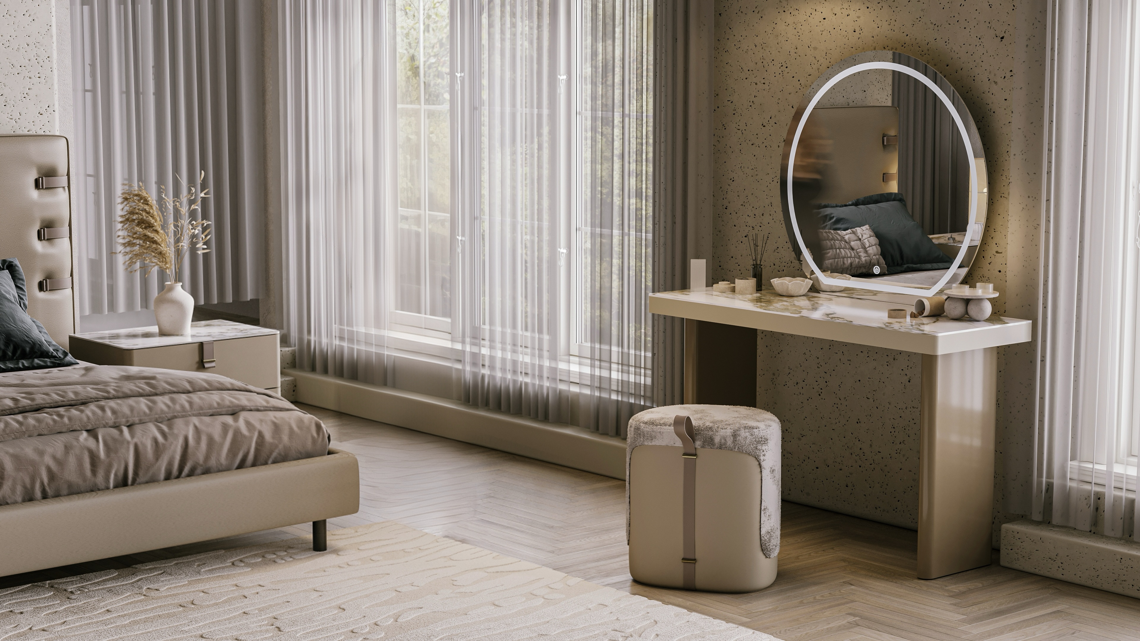 Спальня LETRA, кровать с контейнером