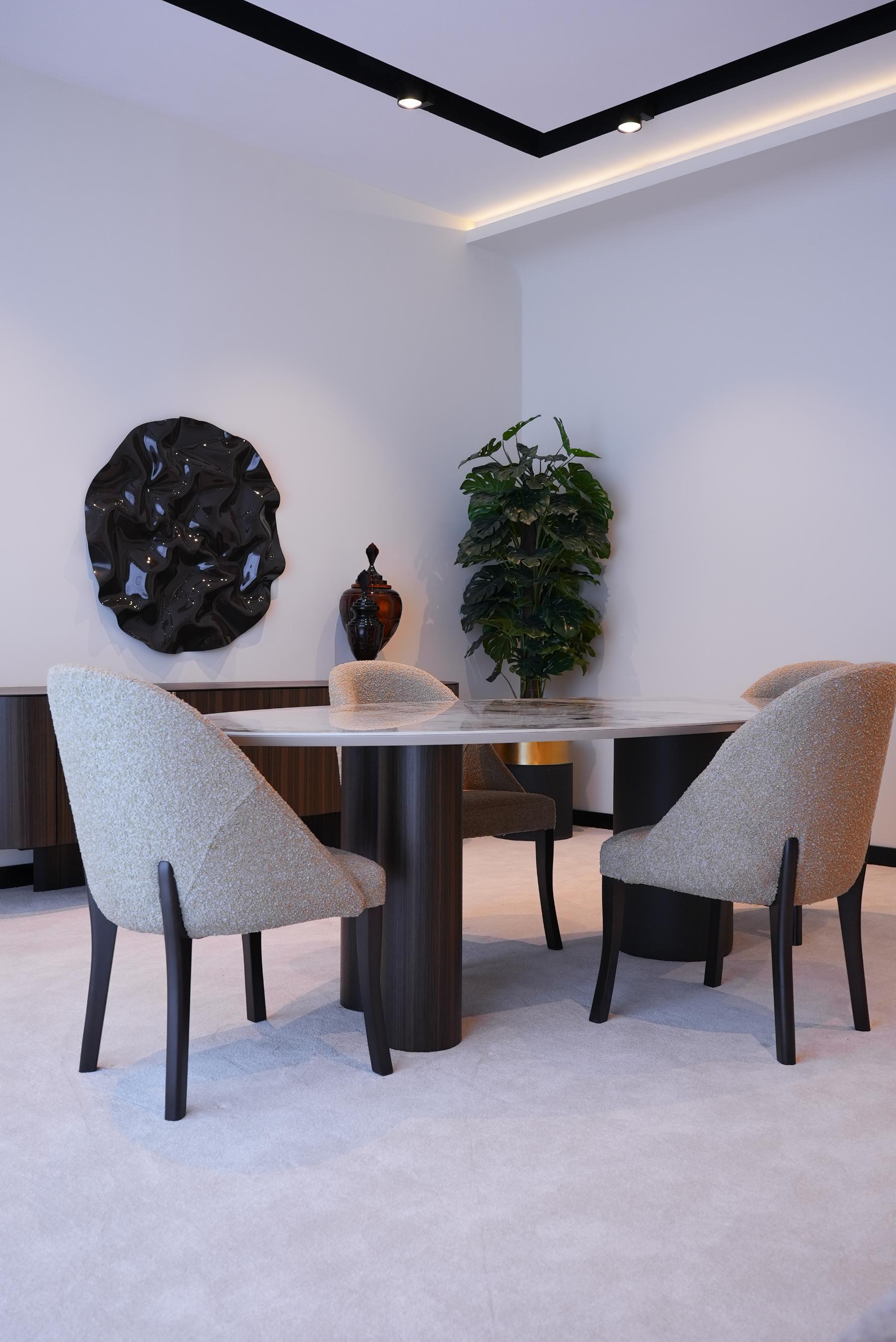 Стол овальный VALENCIA 240см, с керамической столешницей