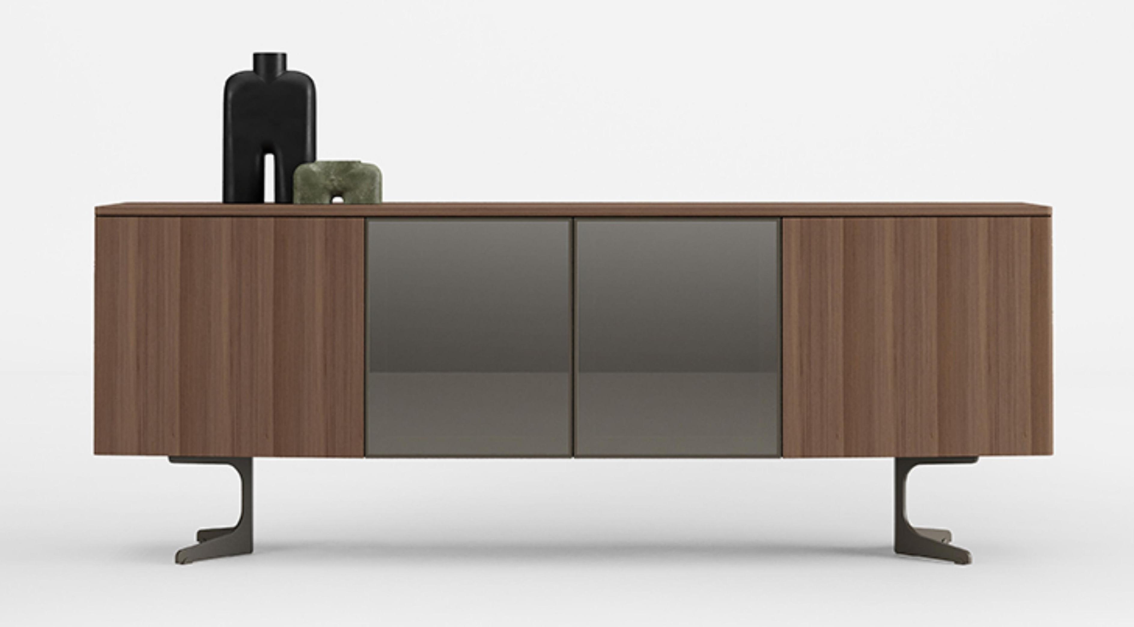 Буфет 4-дверный MONZA, с подсветкой