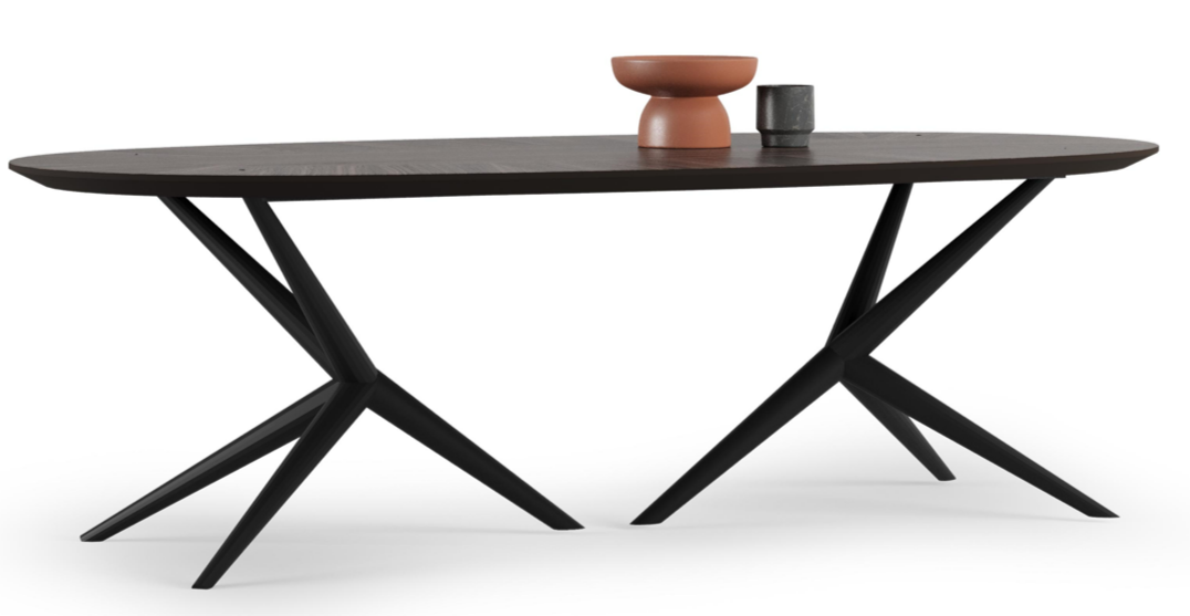 Стол обеденный LIPA, 200 см, овальный