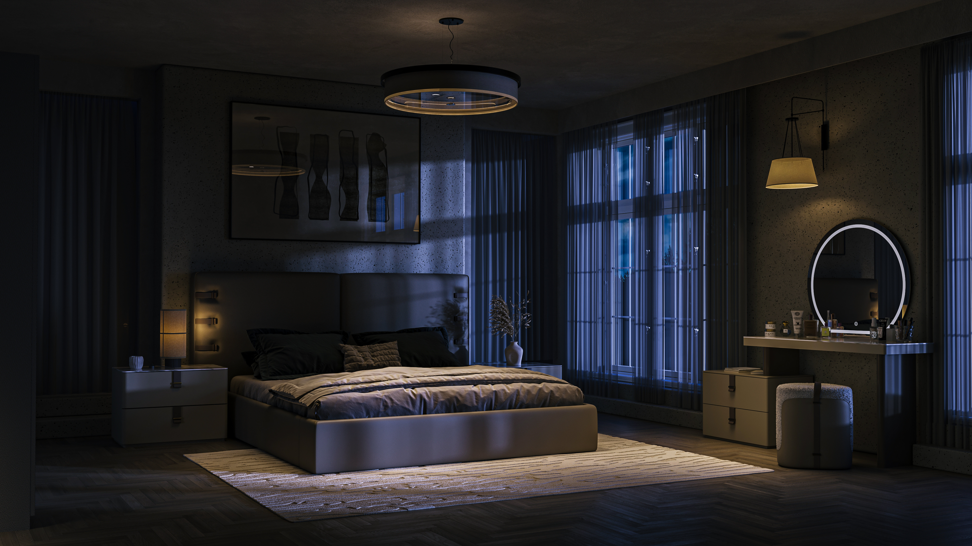 Спальня LETRA, кровать с контейнером