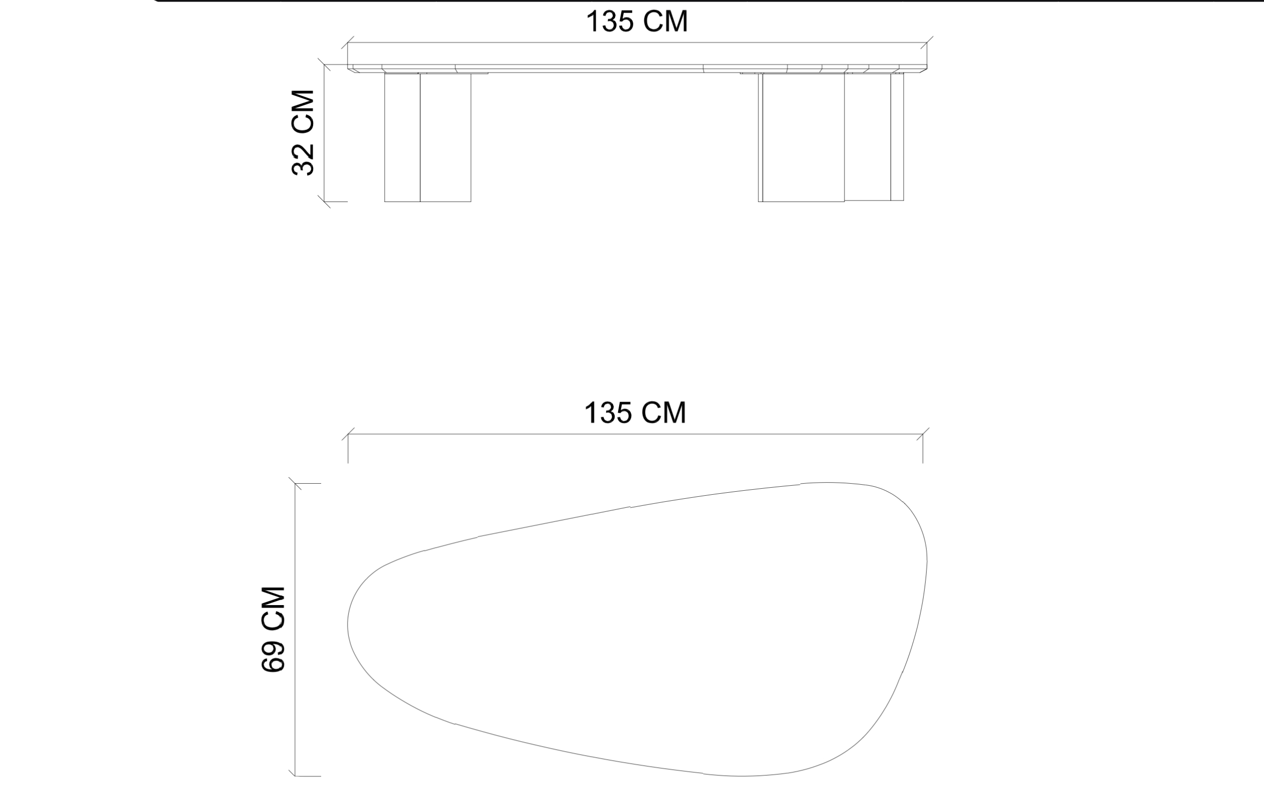 Столик кофейный VALENCIA