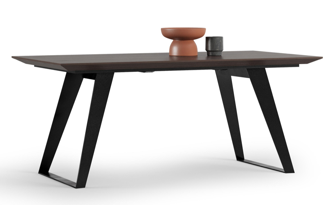 Стол обеденный LIPA, раскладной - 180/225 см, ноги металл