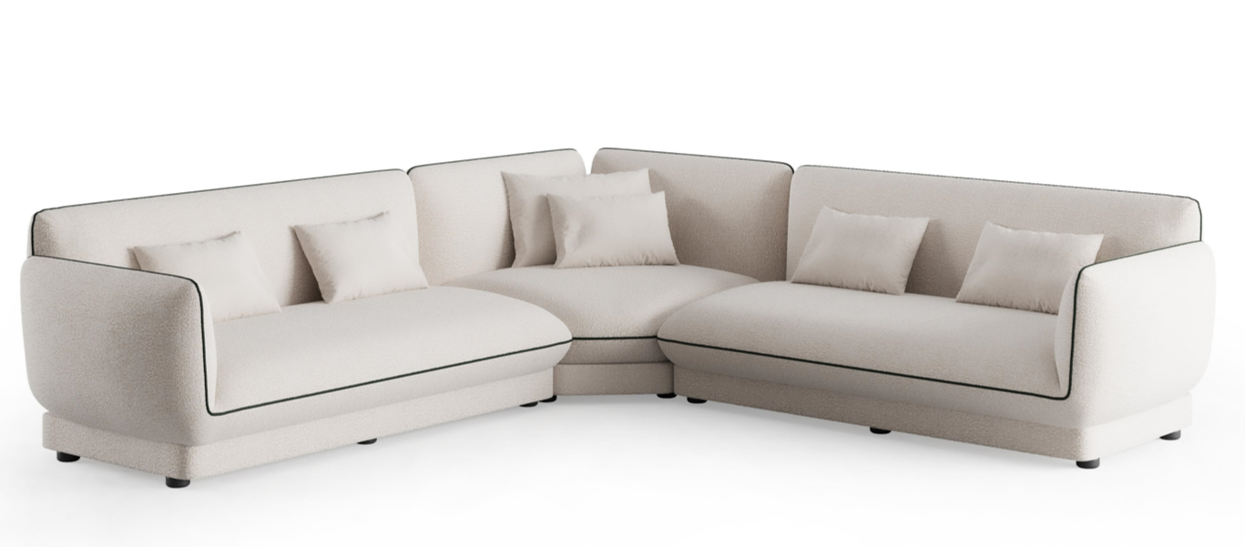 Диван угловой 305х305см LORETTA