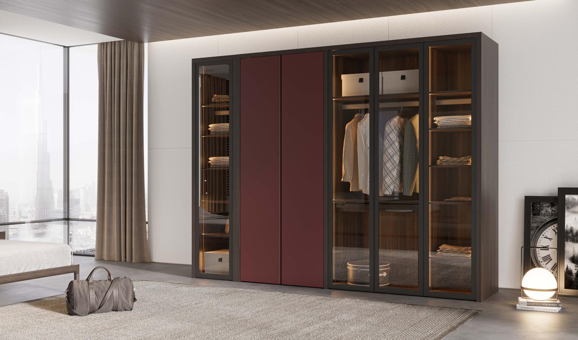 Шкаф 5-дв. + 1-дв. CAPRIA