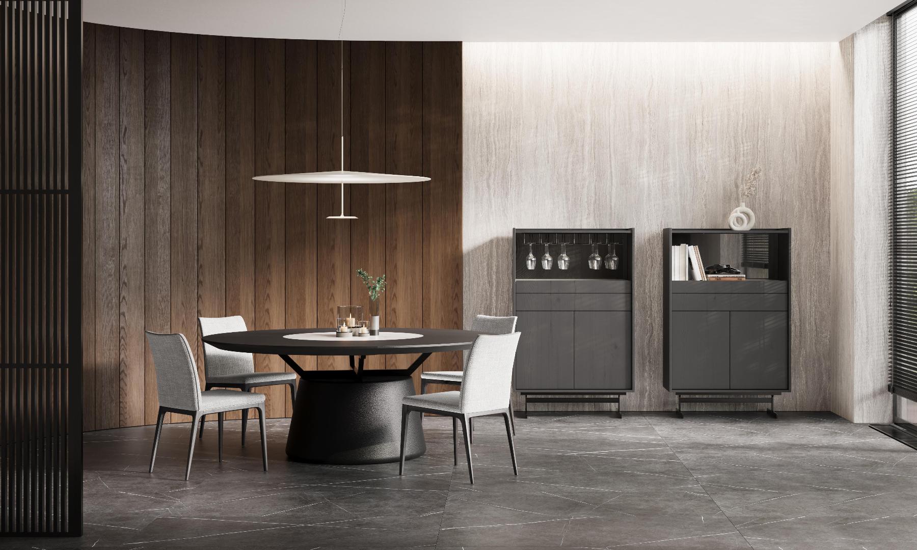 Витрина-бар COLLECT GREY