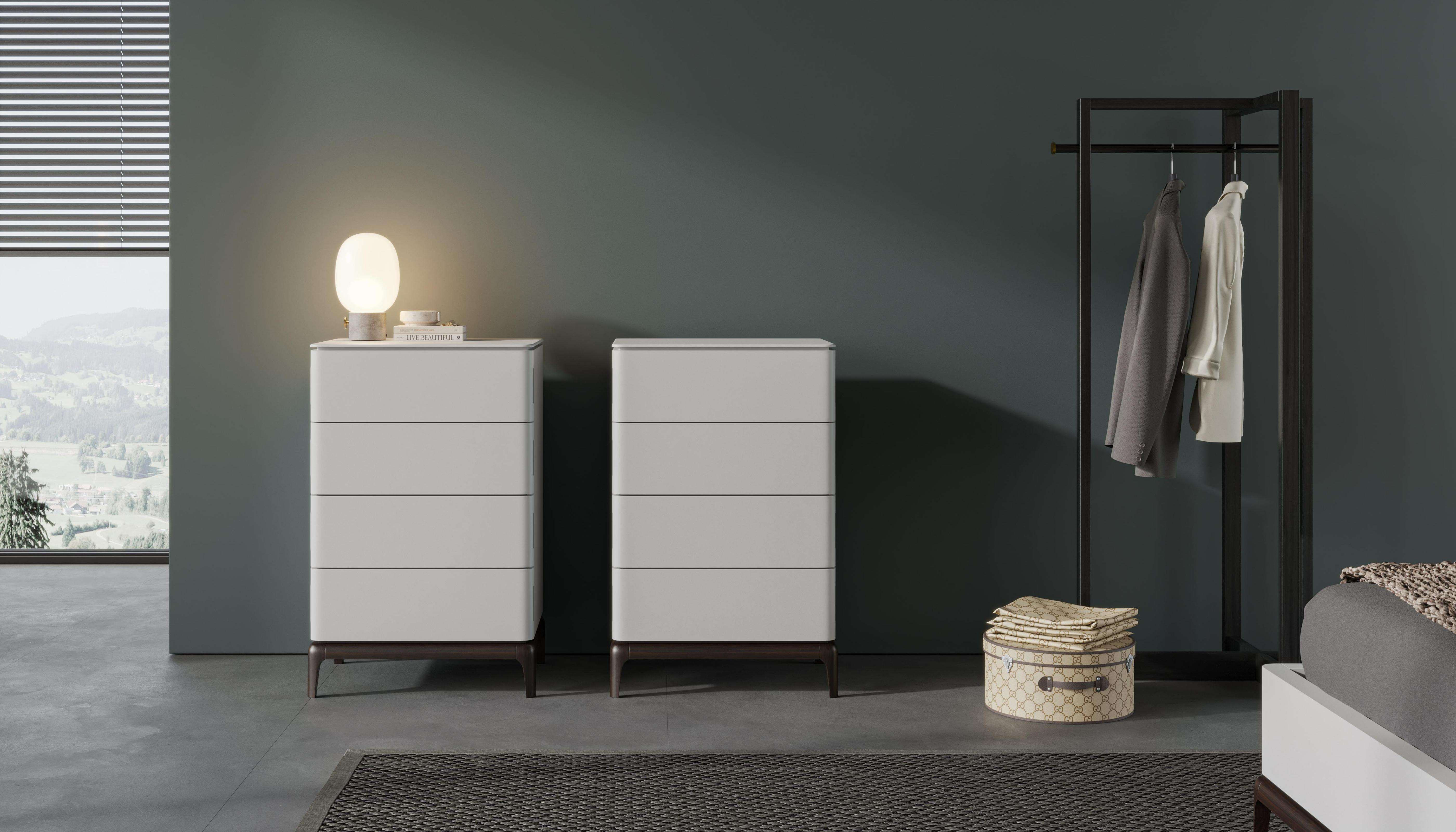 Комод LUCCA высокий, с ящиками