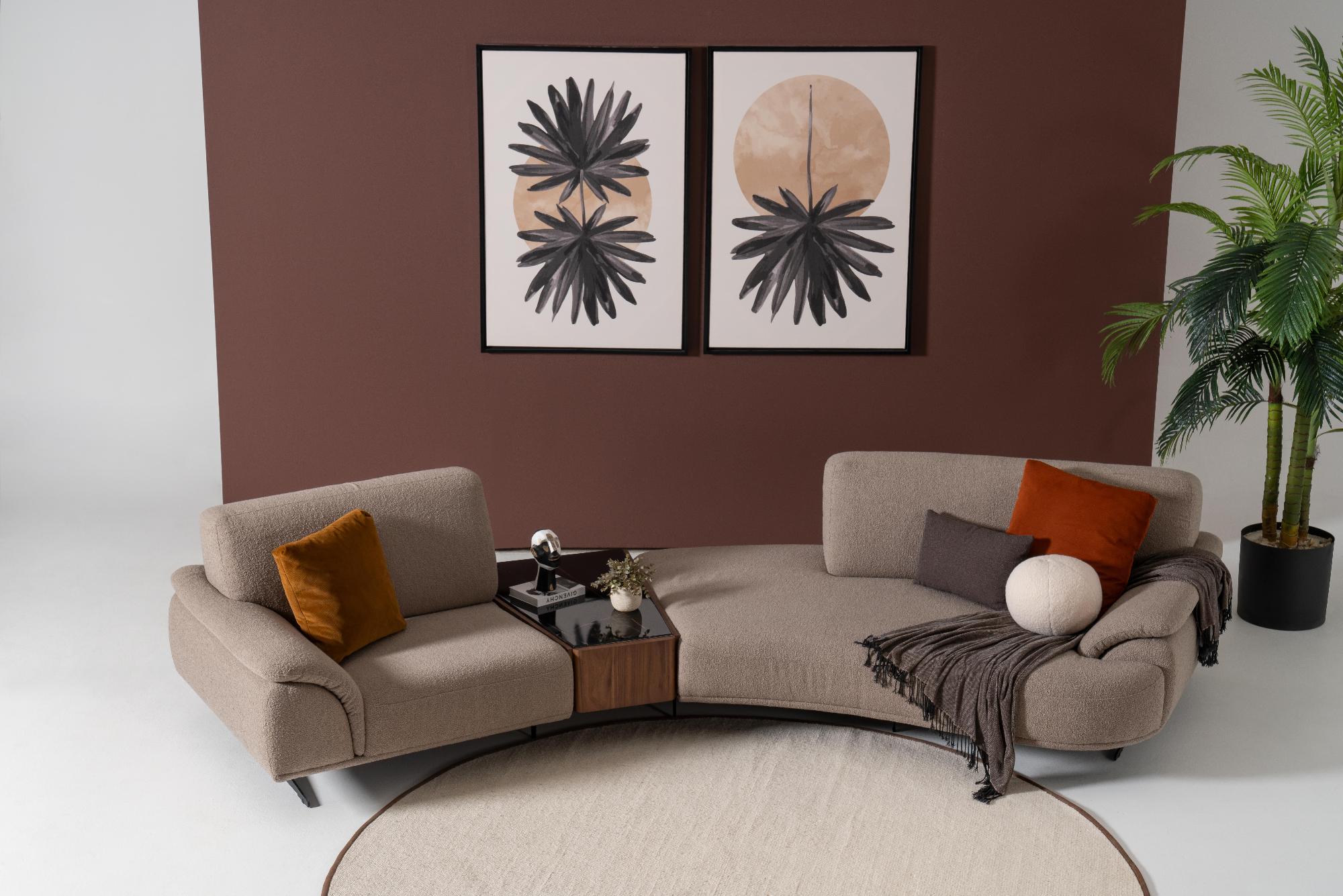 Диван радиусный SIENA ARC