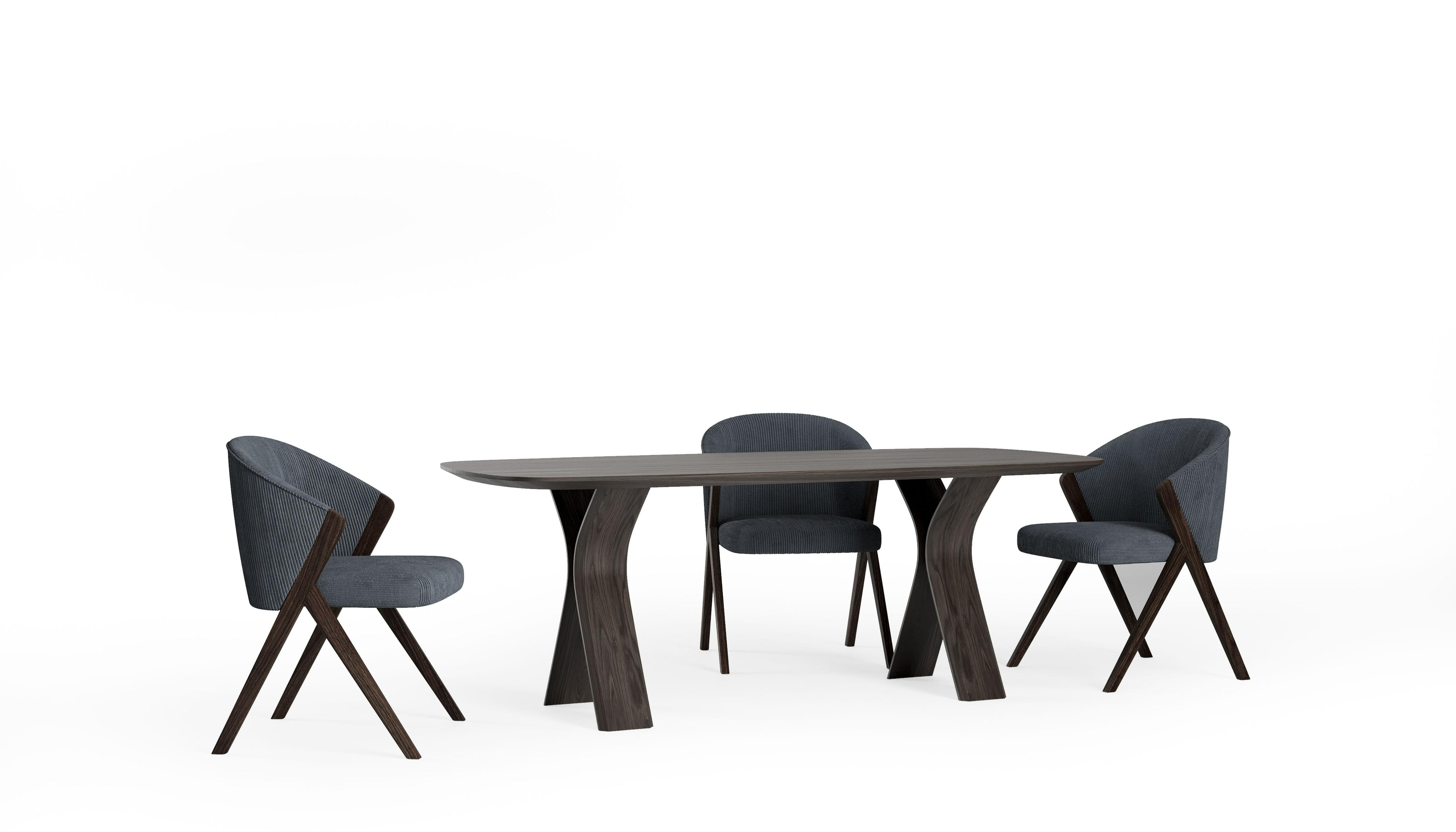 Стол обеденный MONZA GREY - 208 см