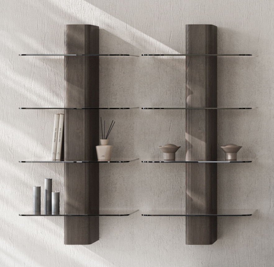 Настенный блок с полками HUGO (1 шт.)