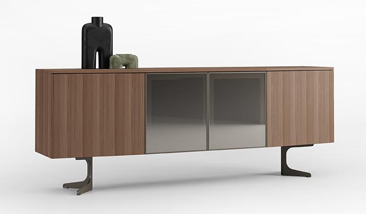 Буфет 4-дверный MONZA, с подсветкой