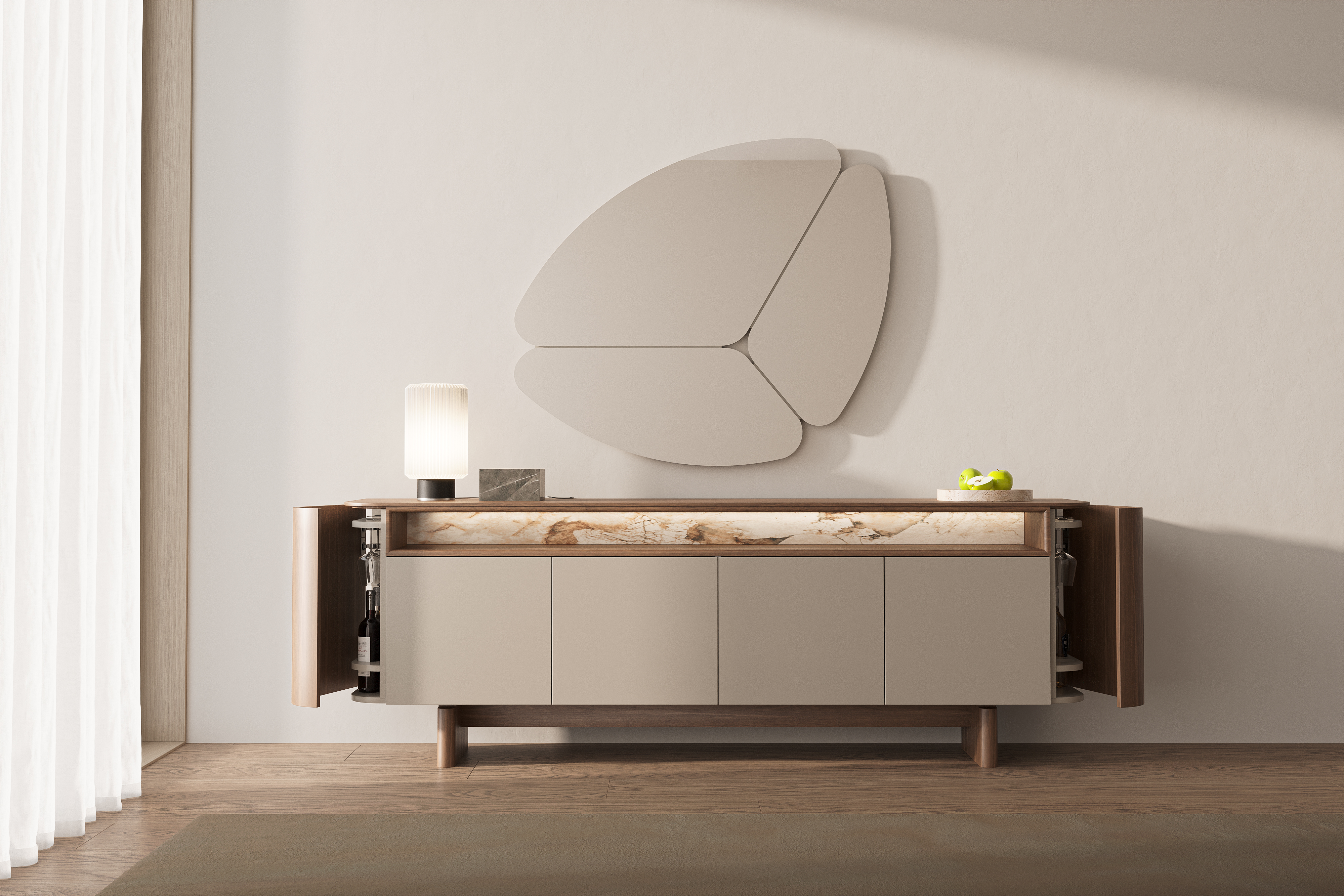 Буфет-тумба 4-дв. DESTINA