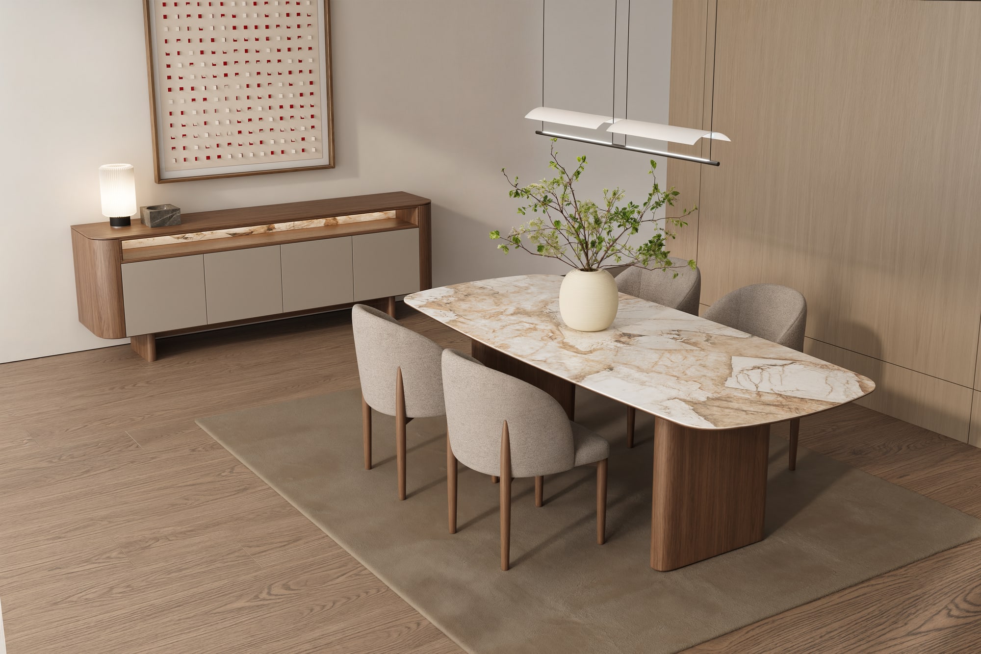 Буфет-тумба 4-дв. DESTINA