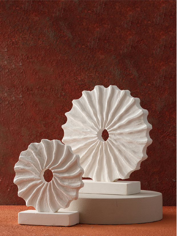 Traverten Yelpaze Dekor