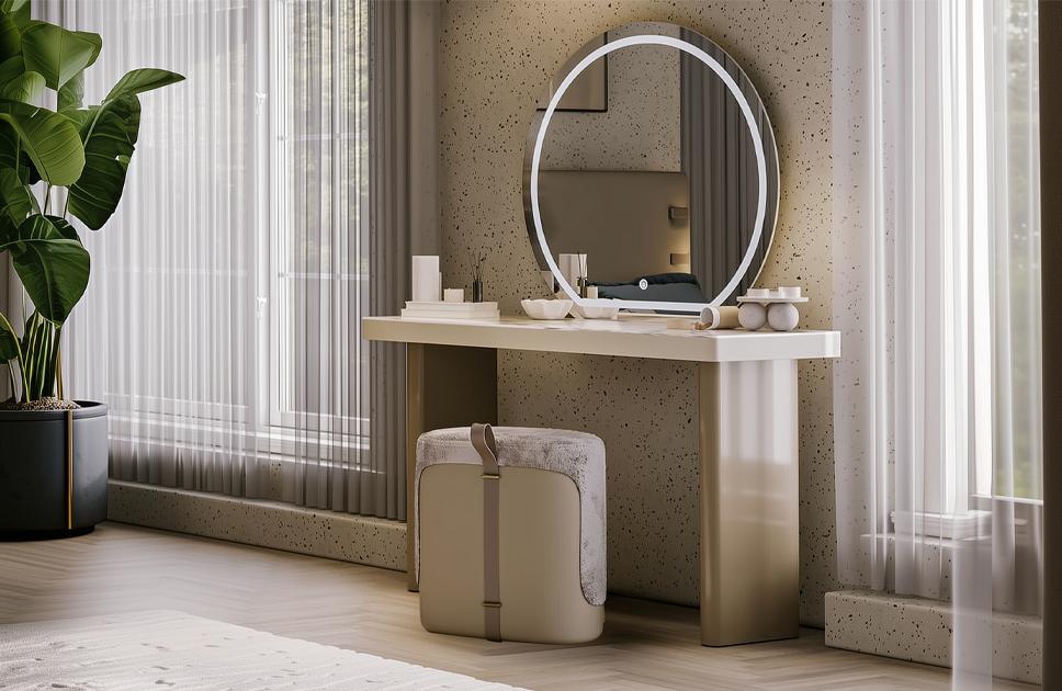 Стол туалетный LETRA 125см, с зеркалом