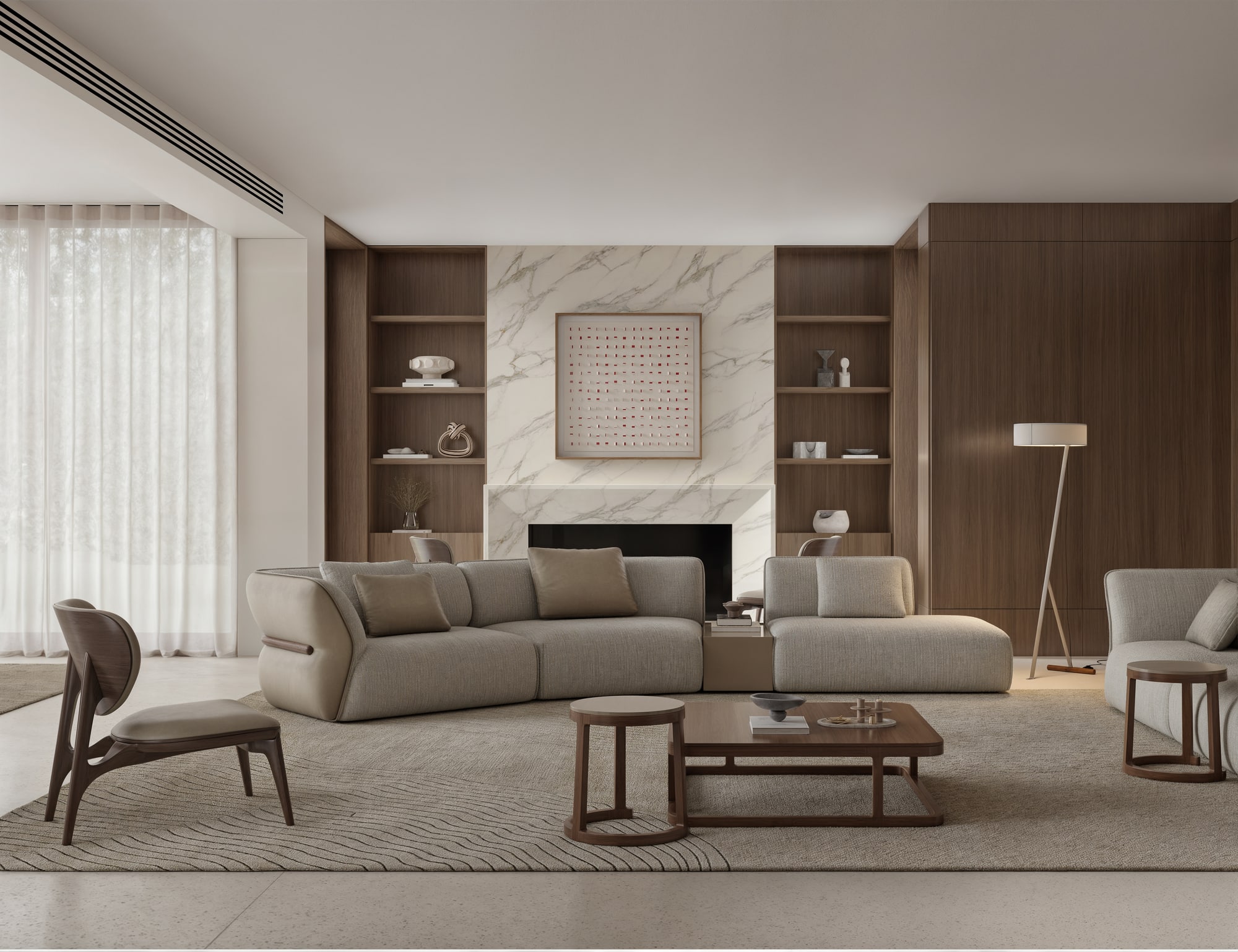 Диван радиусный LEGATO ARC