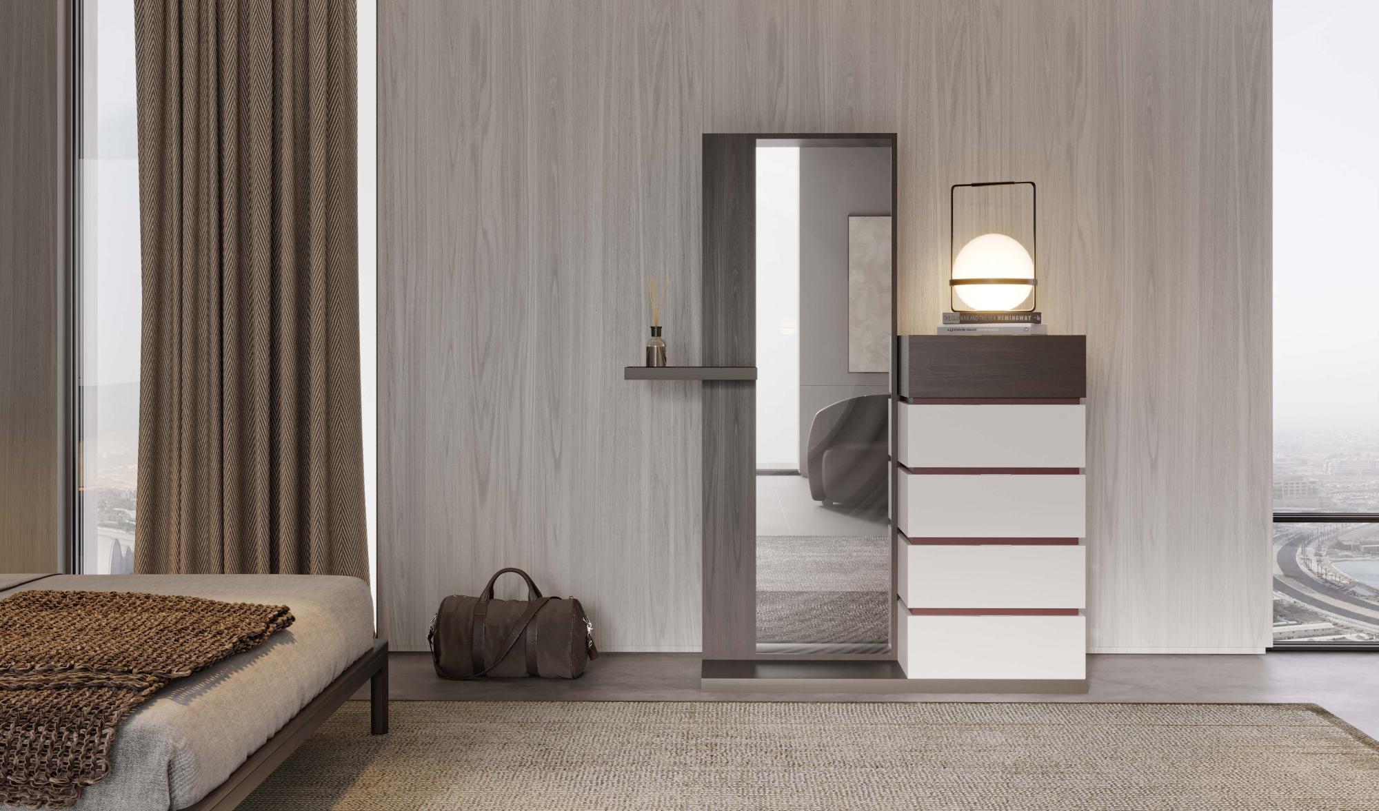 Комод CAPRIA высокий, с ящиками