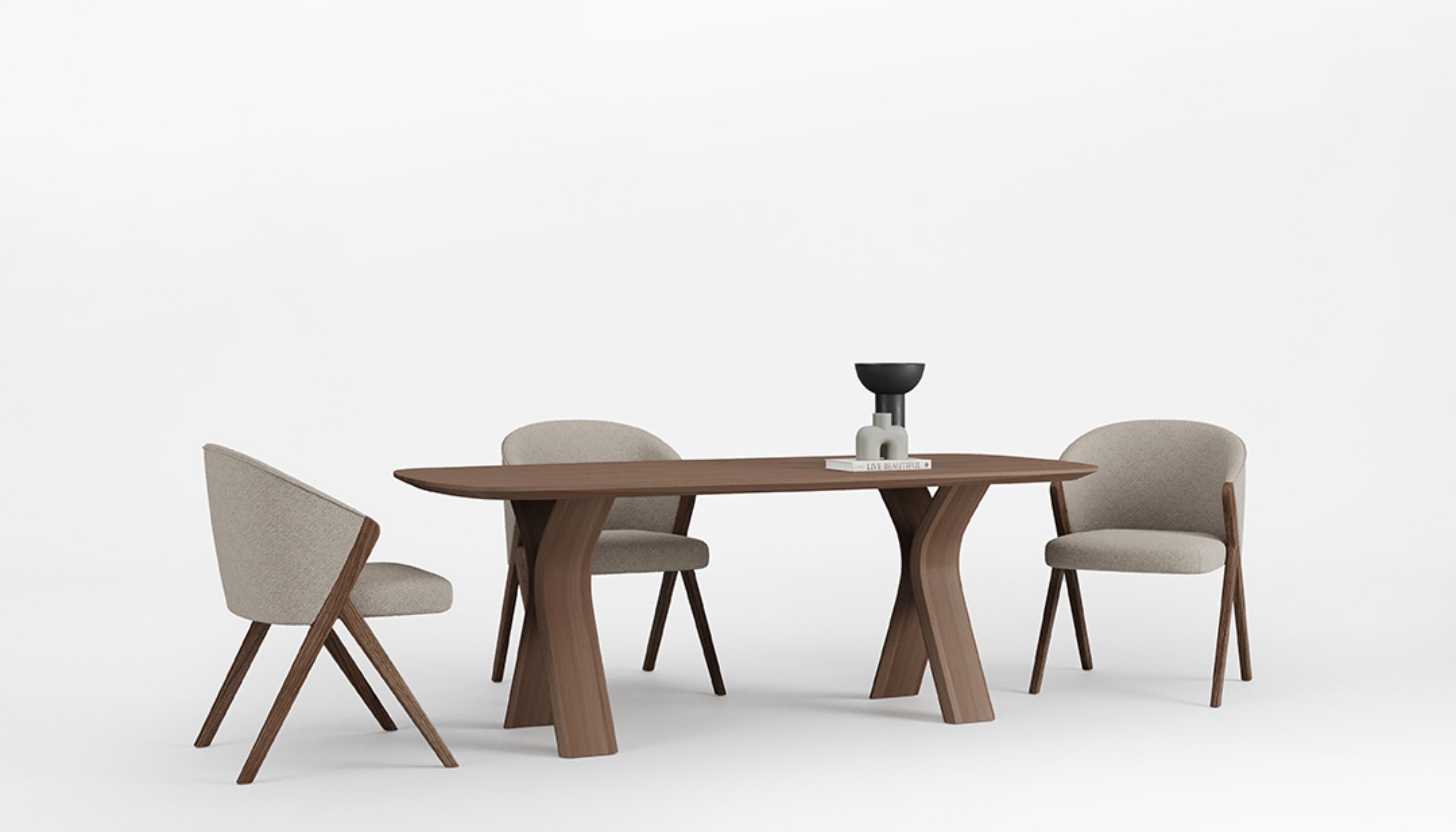 Стол обеденный MONZA, 240см, орех