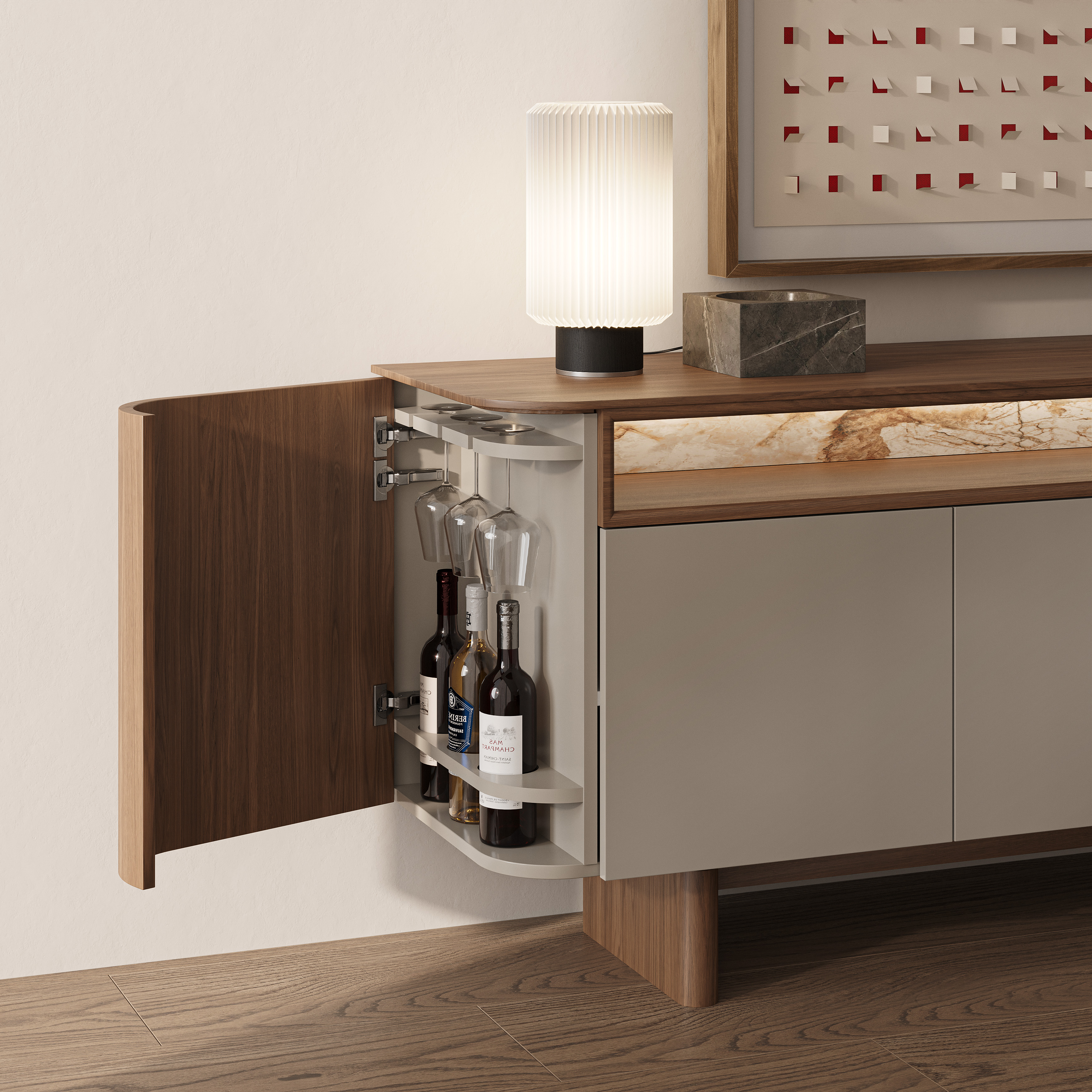 Буфет-тумба 4-дв. DESTINA