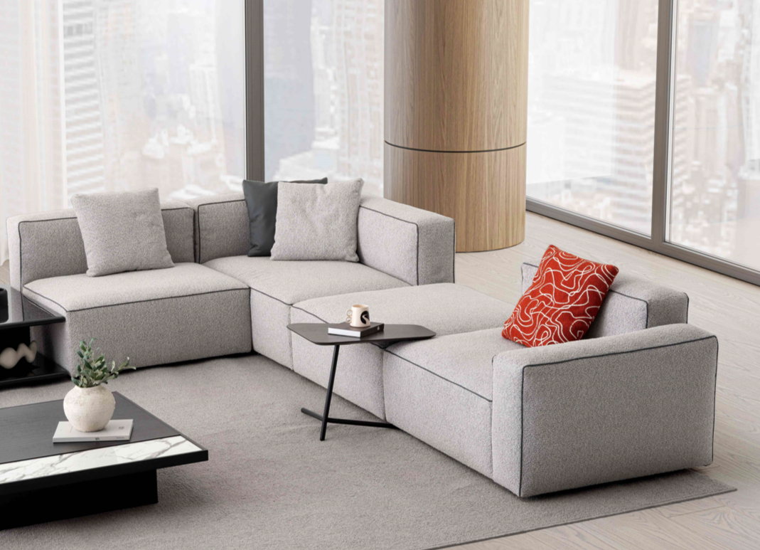 Столик кофейный MONZA GREY, приставной