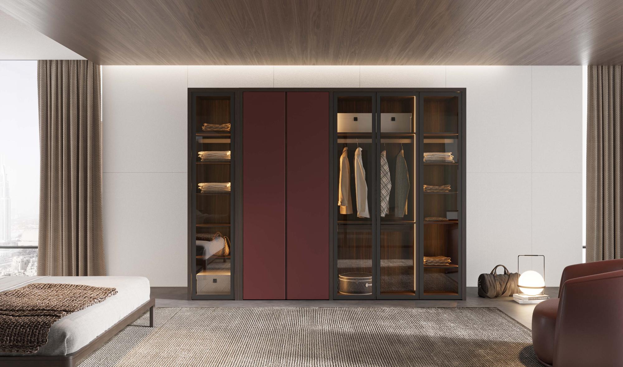 Шкаф 5-дв. + 1-дв. CAPRIA