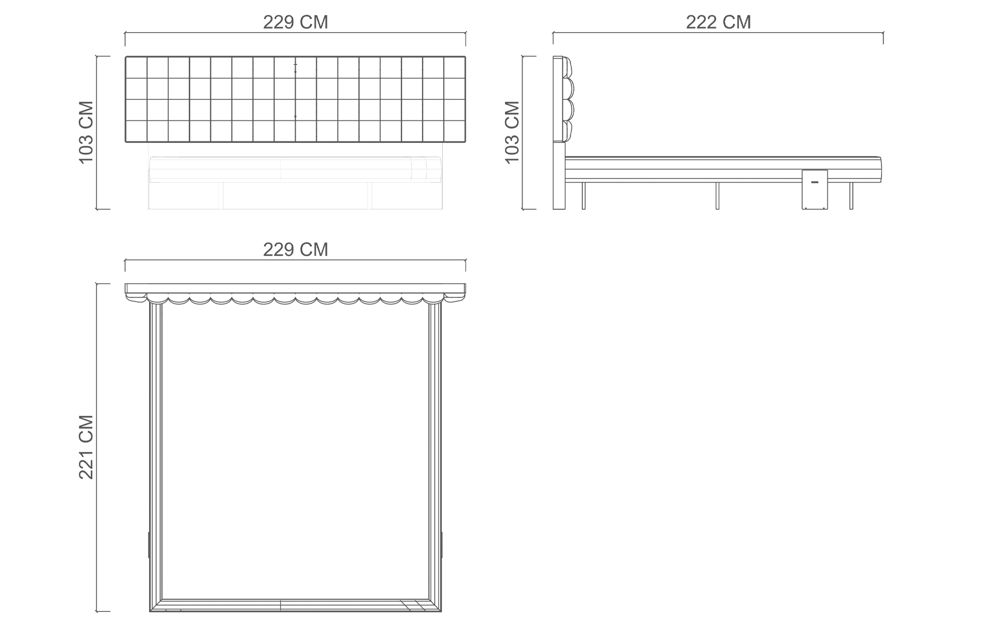 Кровать HUGO 180х200
