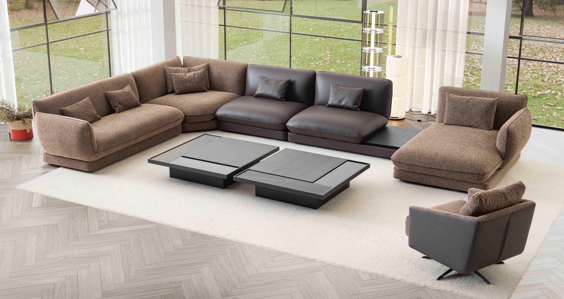 LORETTA модуль с кофейным столиком