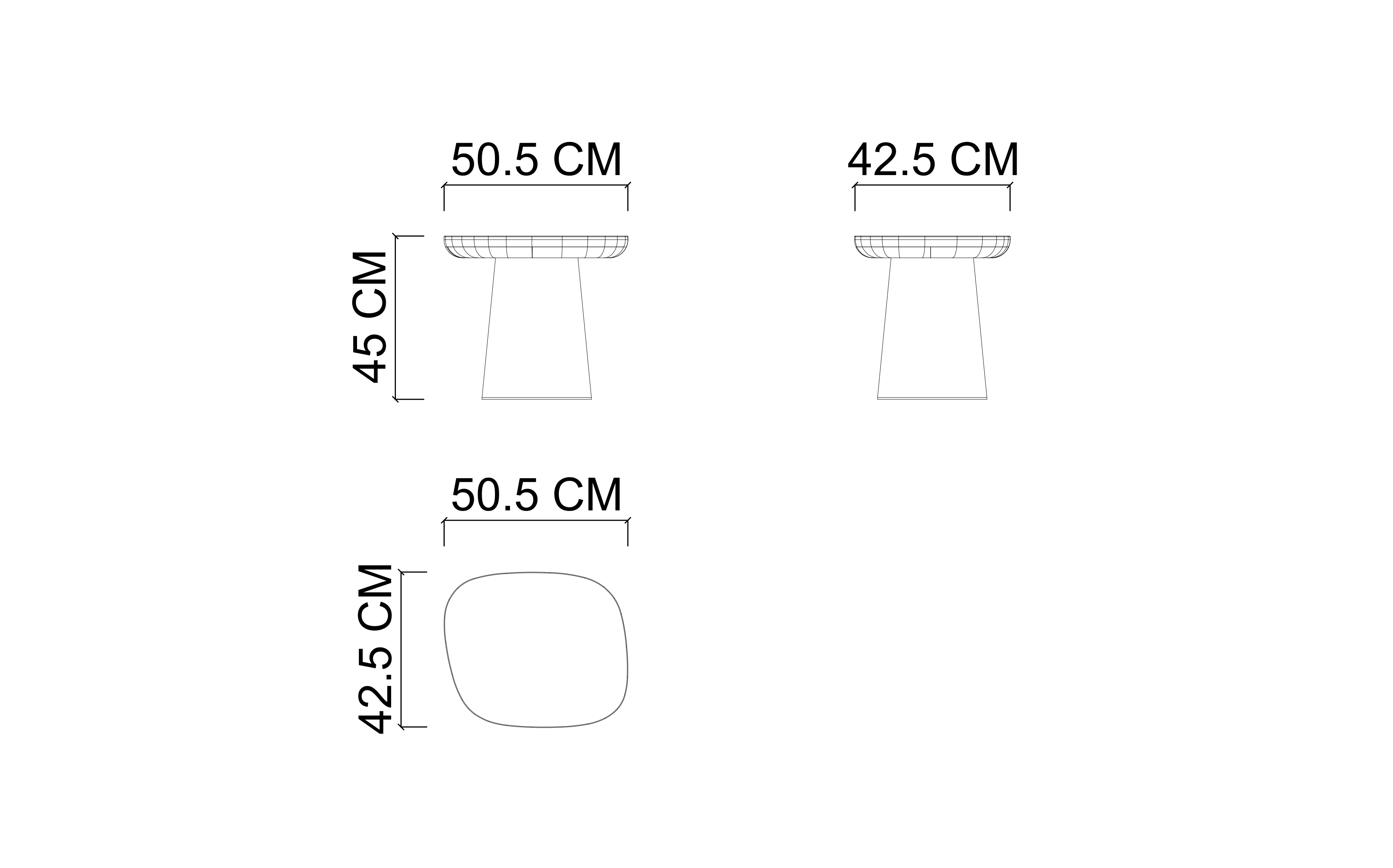 Столик кофейный HUGO, приставной