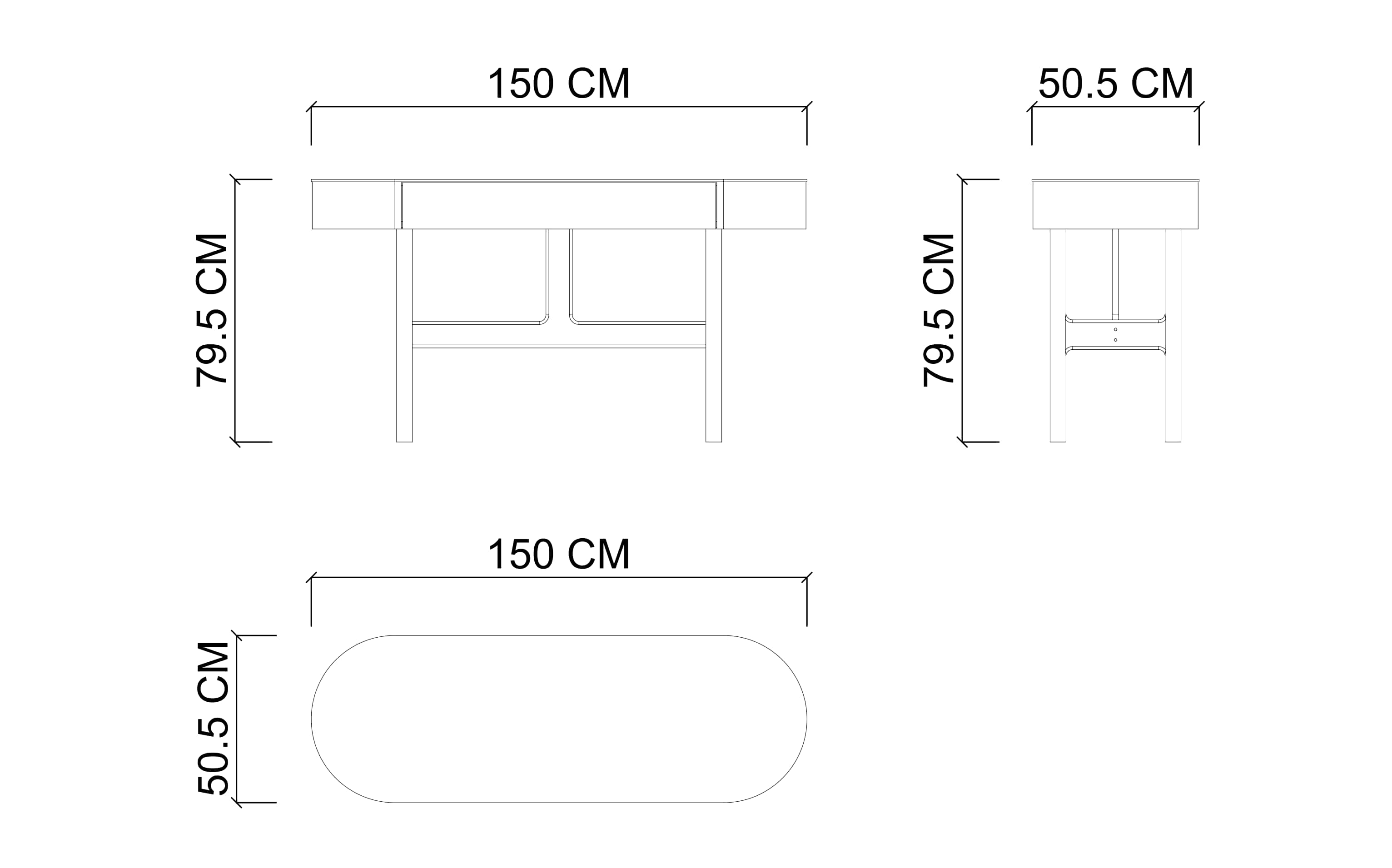 Стол туалетный NESSA