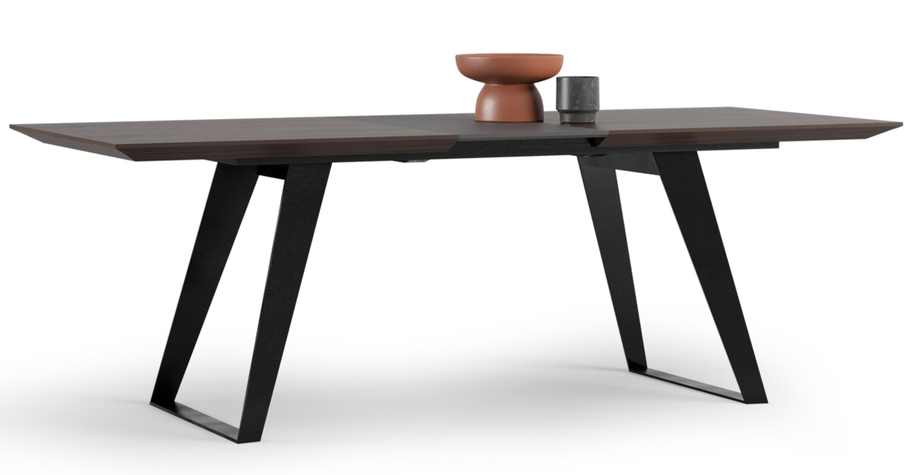 Стол обеденный LIPA, раскладной - 180/225 см, ноги металл