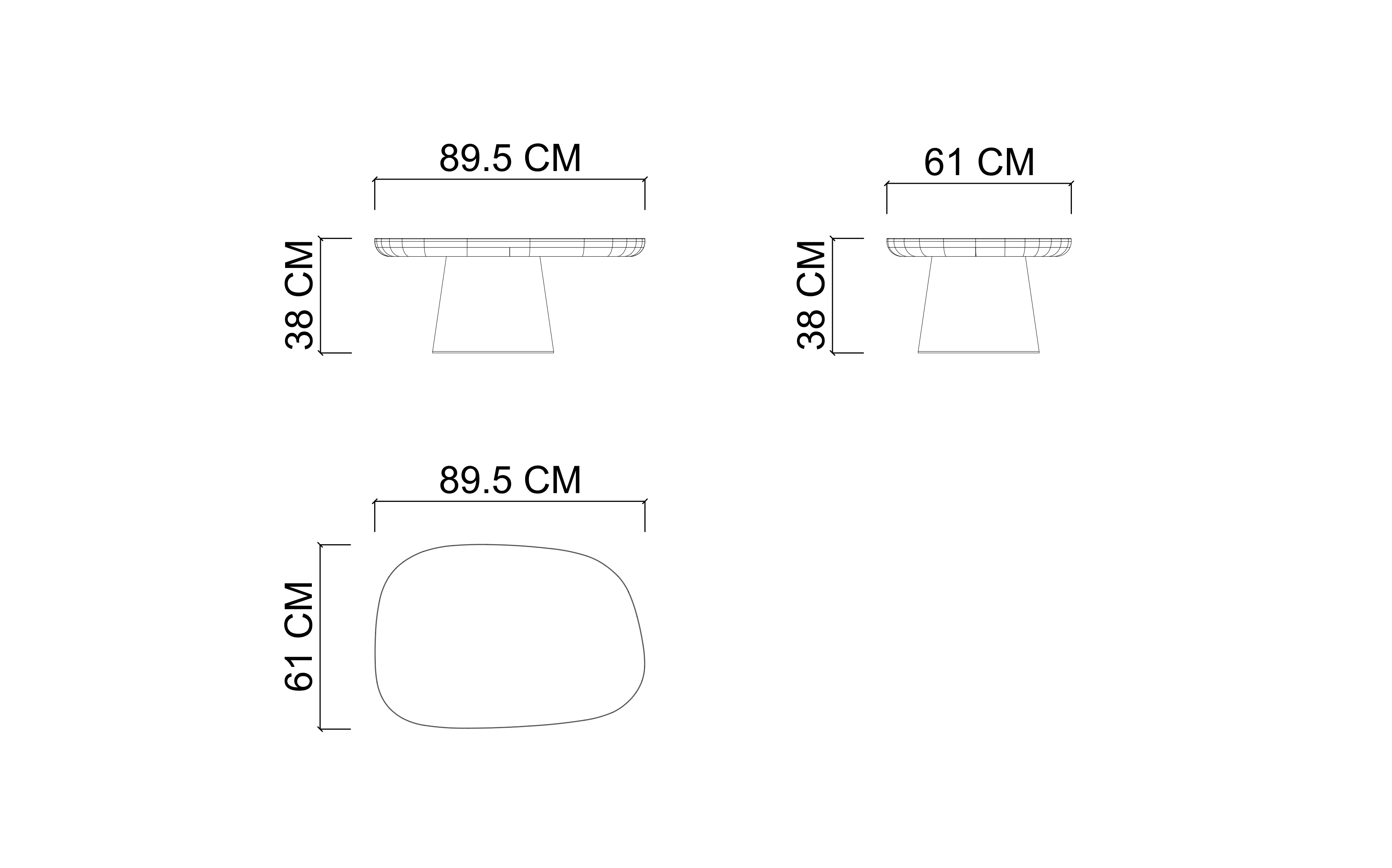 Столик кофейный HUGO (Small)