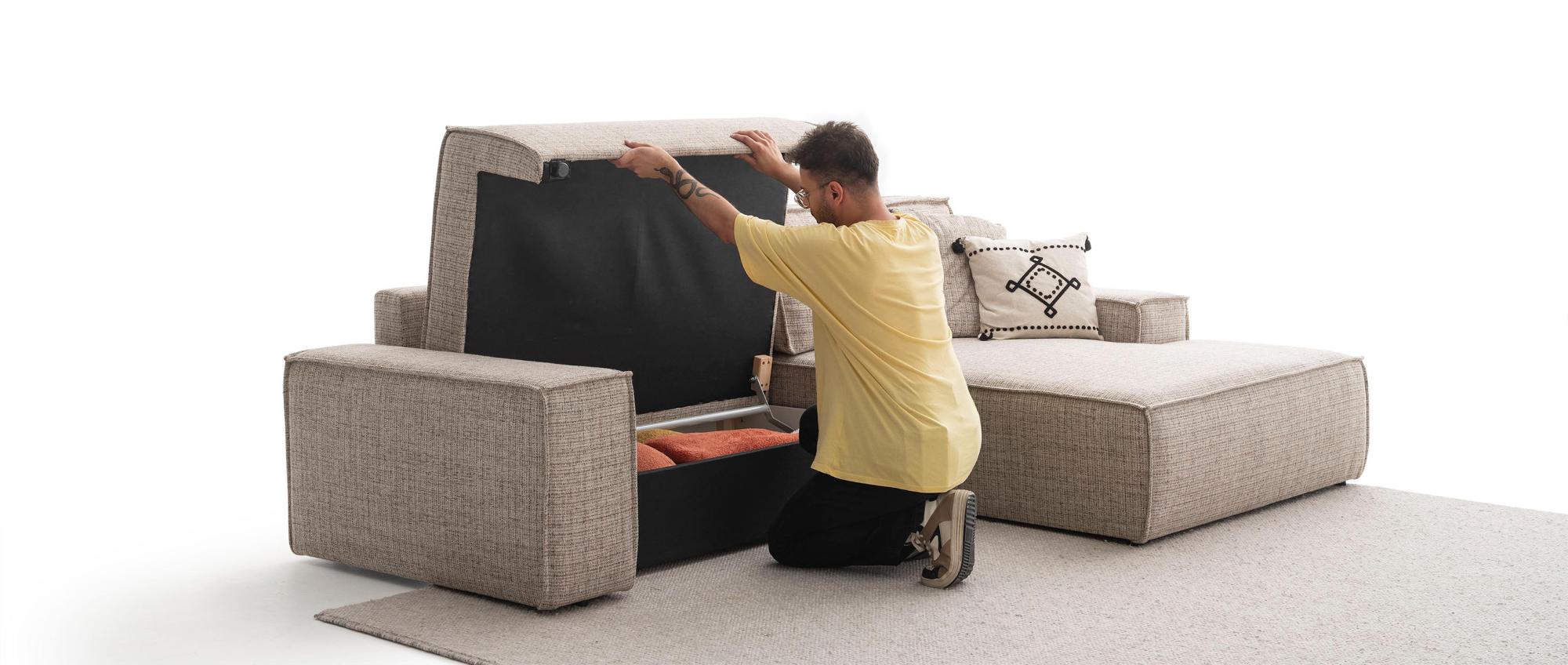 Диван угловой раскладной POLA