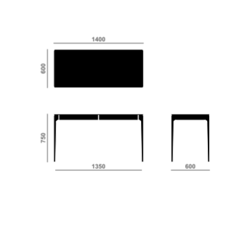 Стол письменный FARGO - 140 см