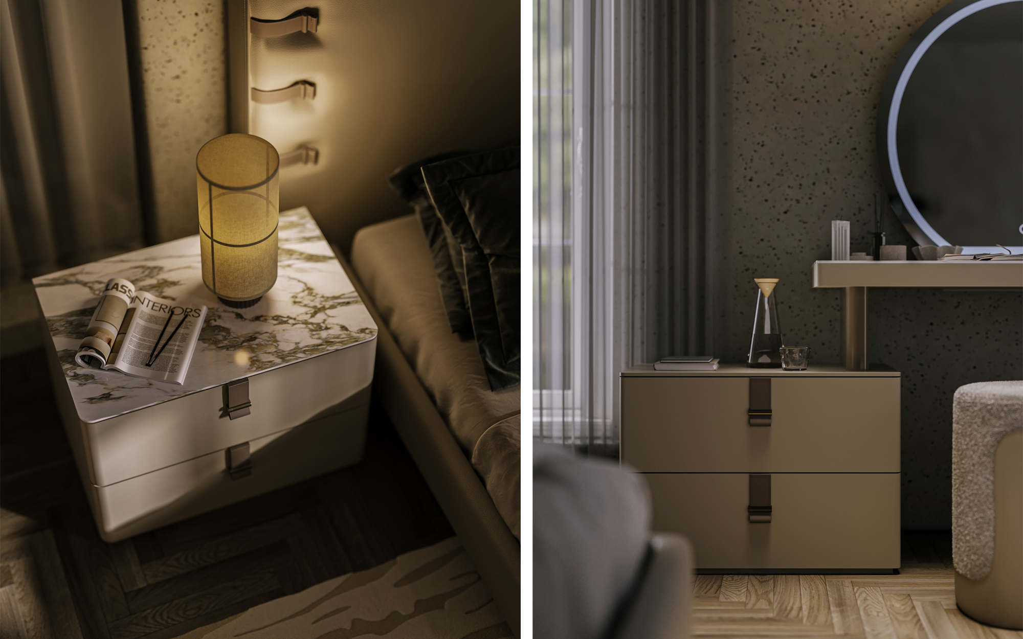 Спальня LETRA, кровать с контейнером