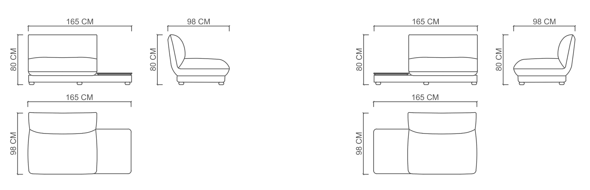 LORETTA модуль с кофейным столиком