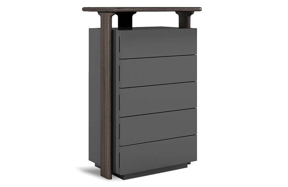 Комод LOVA высокий, с ящиками