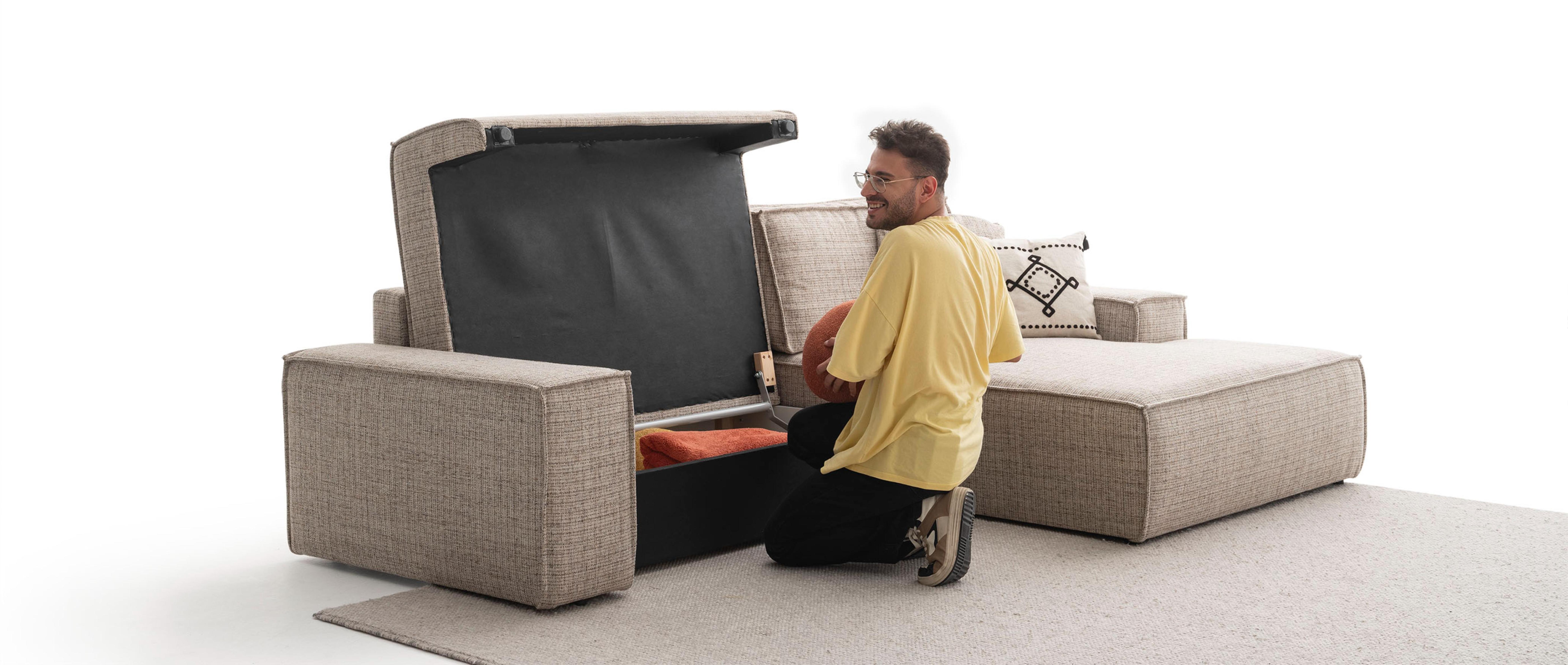 Диван угловой раскладной POLA