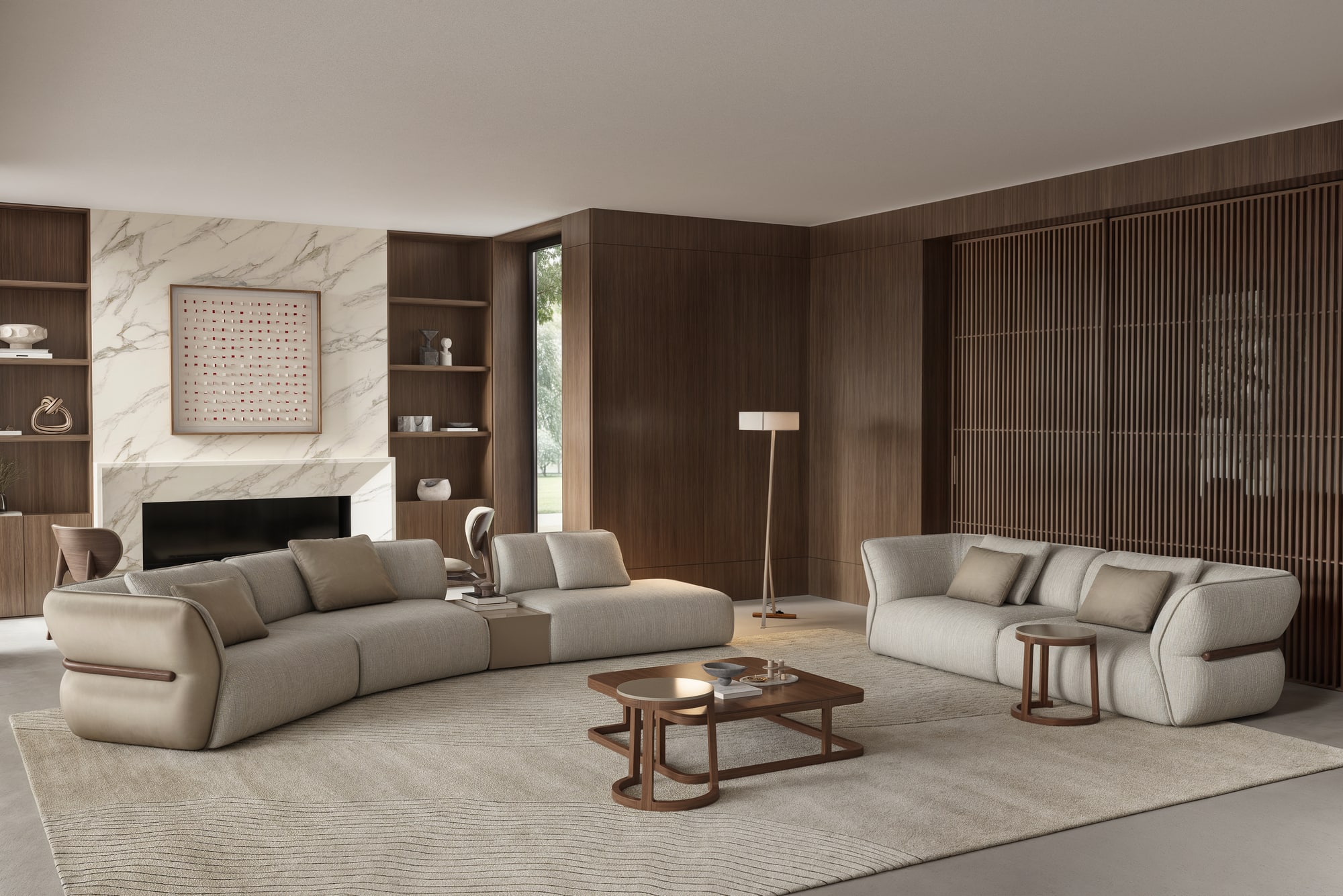 Диван радиусный LEGATO ARC